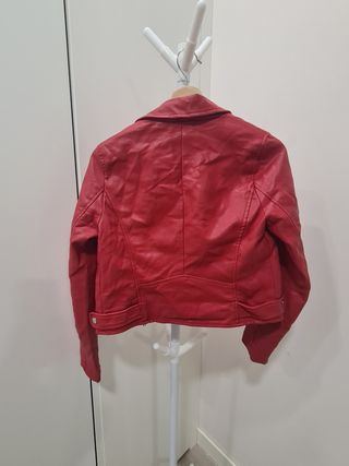 Cazadora Biker Roja Lefties Talla S