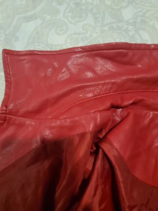 Cazadora Biker Roja Lefties Talla S