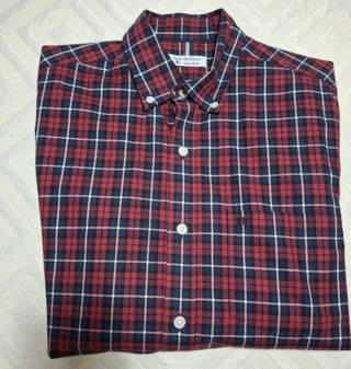 Camisa Pedro del Hierro cuadros roja y azul