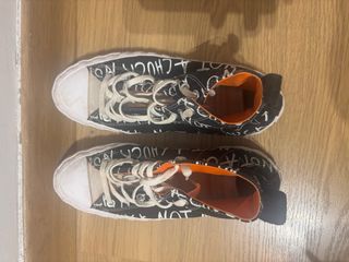 Converse Hombre Negro con Naranja