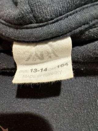 Sudadera Zara niña gris