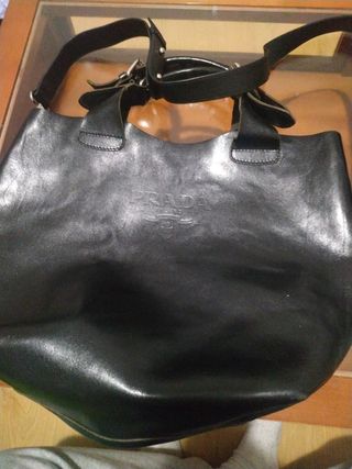 Bolso Prada Negro Piel