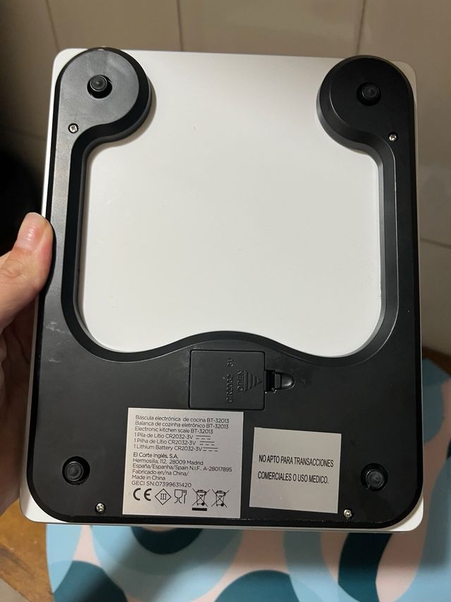 Báscula de precisión digital