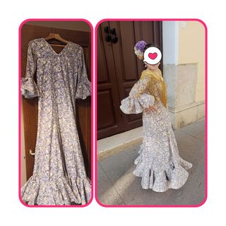 Traje de flamenca niña talla 12