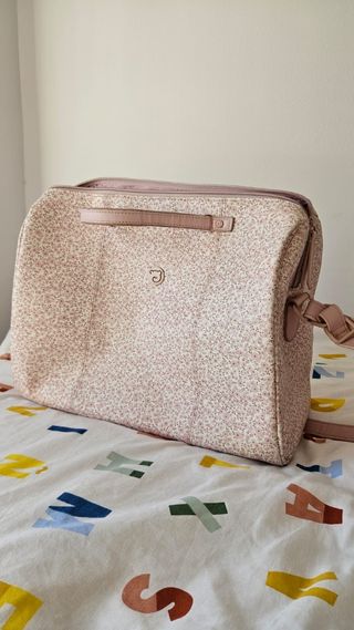 Bolso Pasito a Pasito floral rosa