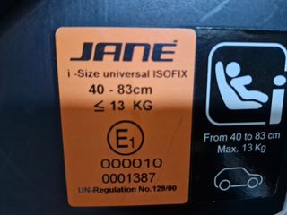 Silla coche Jané IKOOS + base Isofix