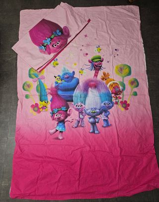 Funda Nórdica Trolls 190x130 cm Nueva. Sin usar.