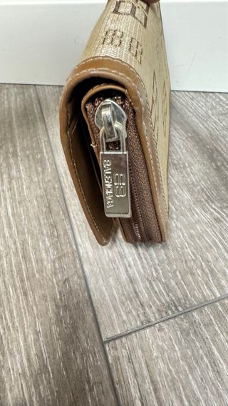 Monedero Balenciaga Mujer Marrón y Beige