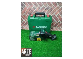 Amoladora angular Parkside + batería 4Ah