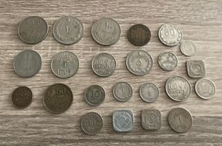 Lote monedas extranjeras variadas
