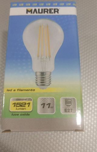 Lampadine LED Maurer led a Filamento 11W Luce Cald
