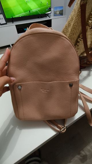 Mochila Pull&Bear rosa palo