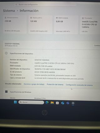 HP ProBook 450 G5 Intel Core i5 8GB RAM