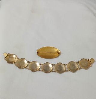 Lote Joyas Damasquinadas Vintage