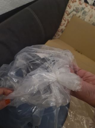 Lámpara Techo Ikea Trettioen Aluminio Azul