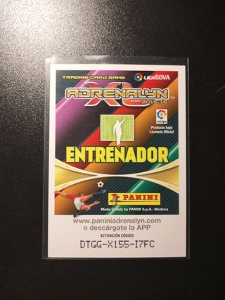 Luis Enrique Plus Entrenador Adrenalyn
