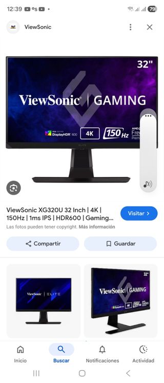 Monitor ViewSonic XG320U 32 4K 150Hz