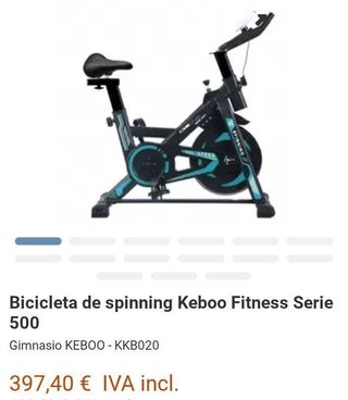 Bicicleta de spinning Keboo Fitness Serie 500