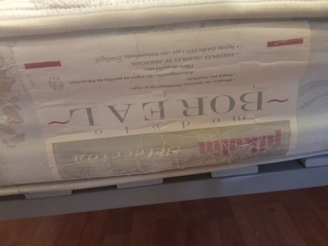 Colchón de tela - muelles ensacados. Pikolin