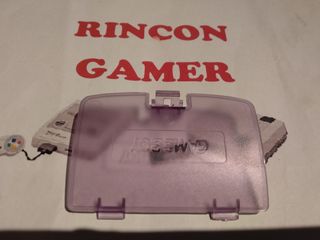 Tapa de pilas Game Boy Color Morada transparente