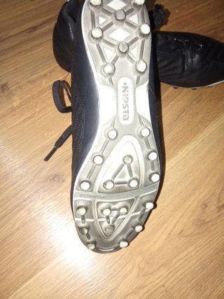 Botas de fútbol negras talla 40