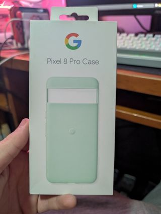 Funda Google Pixel 8 Pro oficial Menta Precintada