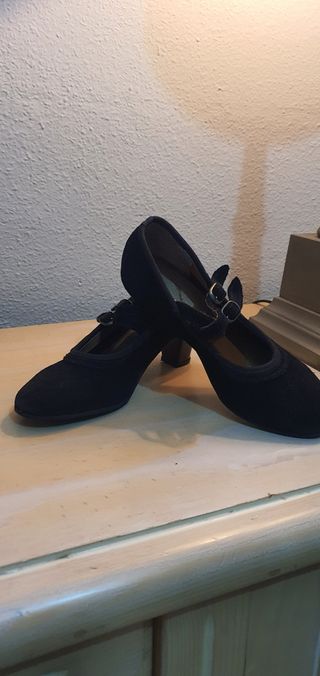 Zapatos Flamenco Negros Talla 35