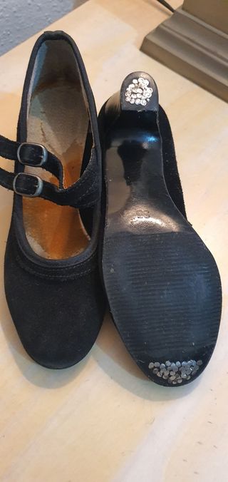 Zapatos Flamenco Negros Talla 35