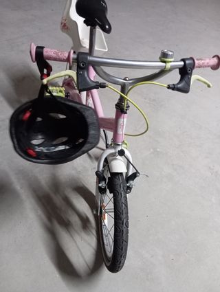 Bici niña rosa 6-8 años + casco