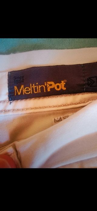 Bermuda Uomo Meltin'Pot Bianco