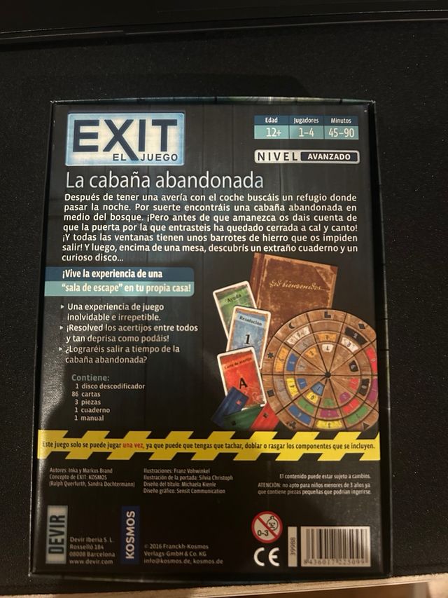 EXIT El Juego: La cabaña abandonada