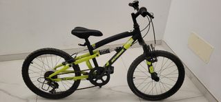 Bici infantil 20 pulgadas doble suspensión 