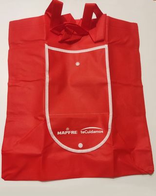 Bolsa plegable MAPFRE roja