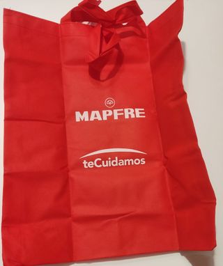 Bolsa plegable MAPFRE roja