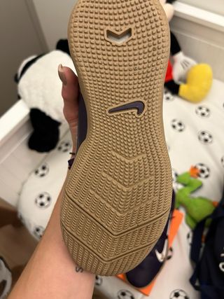 Zapatillas Fútbol Sala Niño Mbappé Nike Morado