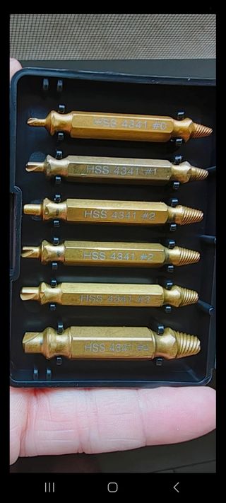 Kit estrattori viti HSS 4341