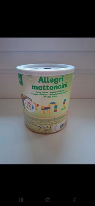 SirWood Mattoncini Allegri - Blocchi in legno