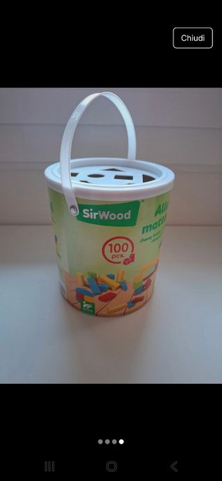 SirWood Mattoncini Allegri - Blocchi in legno