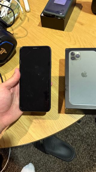 iPhone 11 Pro Max Grigio/Verde