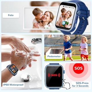 NUEVO Reloj Inteligente 4G Niños IP68 Azul