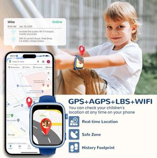 NUEVO Reloj Inteligente 4G Niños IP68 Azul