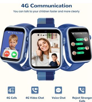 NUEVO Reloj Inteligente 4G Niños IP68 Azul