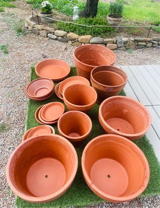 Lote Macetas Terracota.