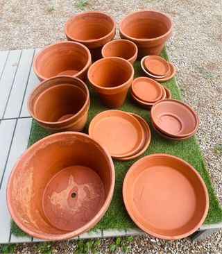 Lote Macetas Terracota.