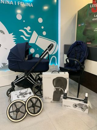 Cochecito Bebé Cybex Priam Azul Marino