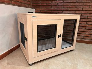 Jaula para perro con cojín extraíble