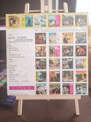 Vinilo Lola Flores y Antonio González