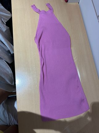 Precioso vestido rosa corto para adolescente nuevo