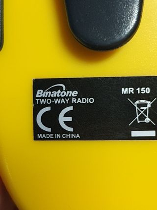 Binatone MR150 Walkie Talkies,8 canales,3km.