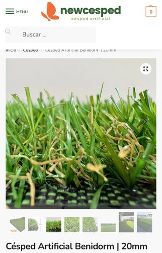 Césped artificial  40x2M